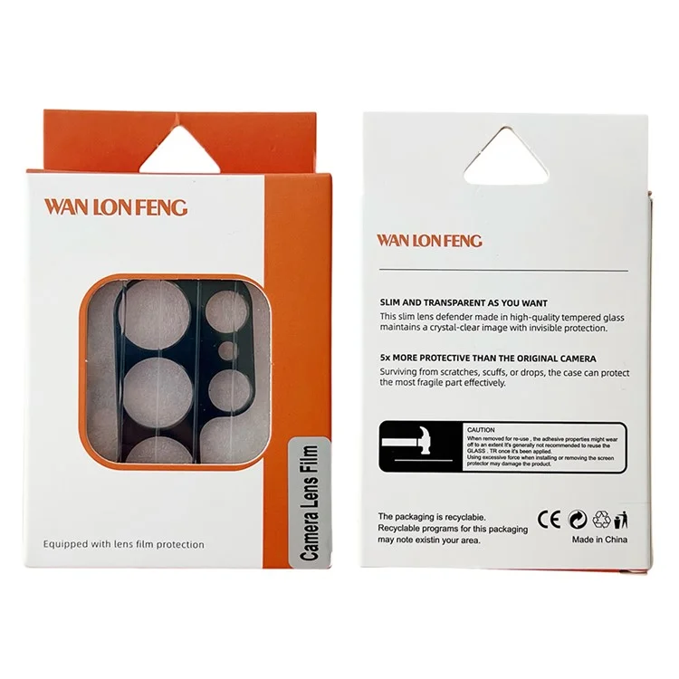 WANLONFENG Serie LHJ Para Xiaomi Pad 6 Max 14 Protector de Lente de Cámara de Metal Hueco con Paño de Limpieza de Lente