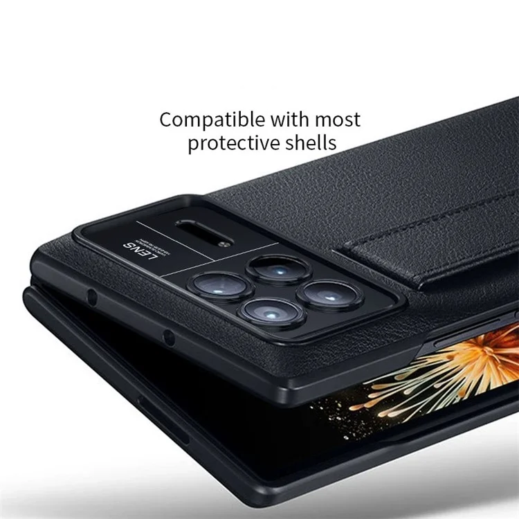 WANLONFENG LHJ Série Pour Xiaomi Mix Fold 3 5G Protecteur de Lentille de Caméra en Métal Ajouré avec Chiffon de Nettoyage d'Objectif
