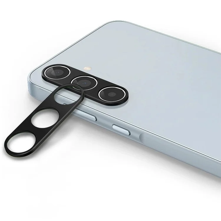 WANLONFENG LHJ Series Protector de Objetivo de Metal Calado para Samsung Galaxy A35 5G con Paño de Limpieza de Lentes
