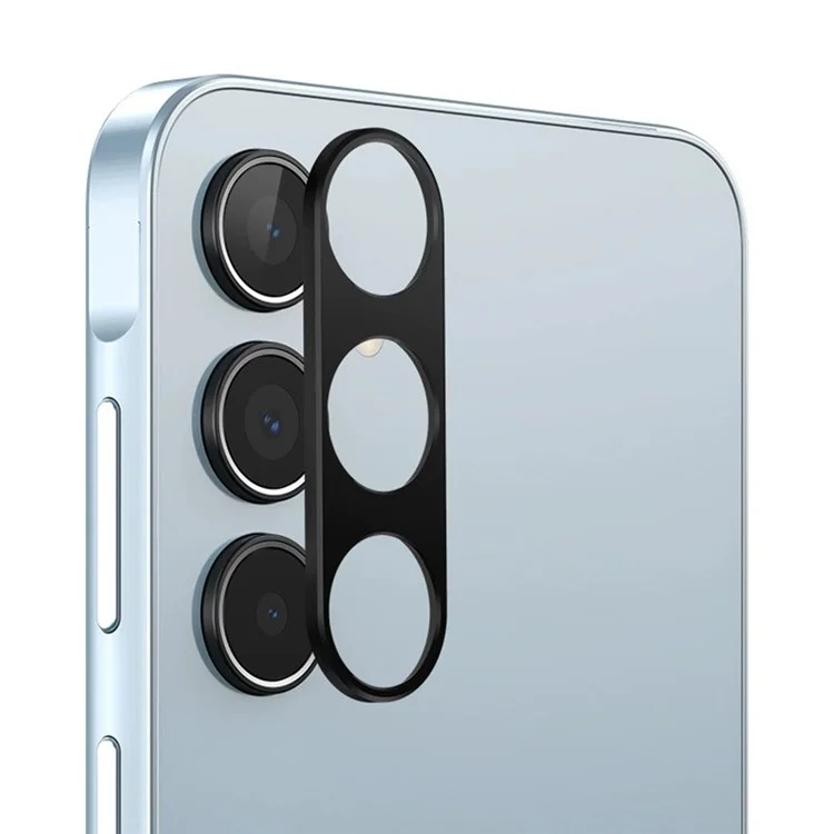 WANLONFENG LHJ Series Protector de Objetivo de Metal Calado para Samsung Galaxy A35 5G con Paño de Limpieza de Lentes