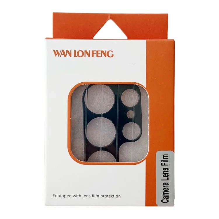 WANLONFENG LHJ Series Protector de Objetivo de Metal Calado para Samsung Galaxy A35 5G con Paño de Limpieza de Lentes