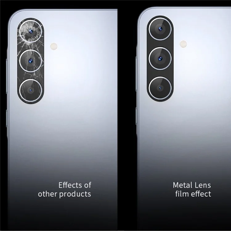 WANLONFENG LHJ Series For Samsung Galaxy A55 5G Metal Camera Lens Protector Integrated Lens Film