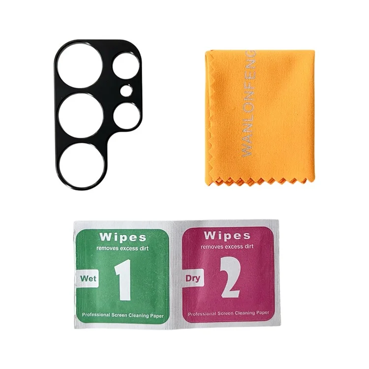 WANLONFENG LHJ Series For Samsung Galaxy S25 Ultra Metal Camera Lens Protector Integrated Lens Film
