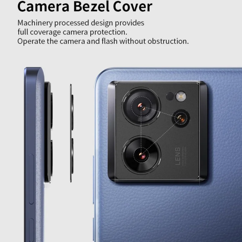 WANLONFENG LHJ Series For Xiaomi 13T Pro / 13T Metal Camera Lens Protector Integrated Lens Film
