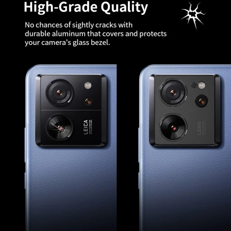 WANLONFENG LHJ Series For Xiaomi 13T Pro / 13T Metal Camera Lens Protector Integrated Lens Film