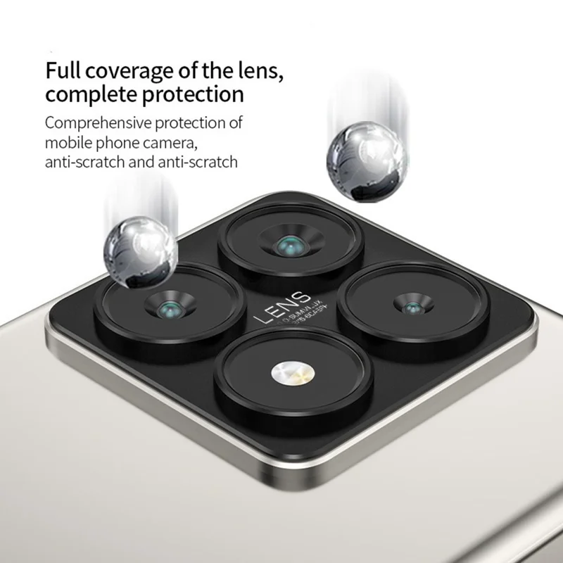 WANLONFENG LHJ Series For Xiaomi 14T Pro Metal Camera Lens Protector Integrated Lens Film