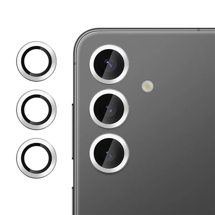 KALEBOL KLB-LPC002 Protetor de Lente para Samsung Galaxy S24 Película de Vidro Temperado Ultra Fino Anti-Risco - Prata