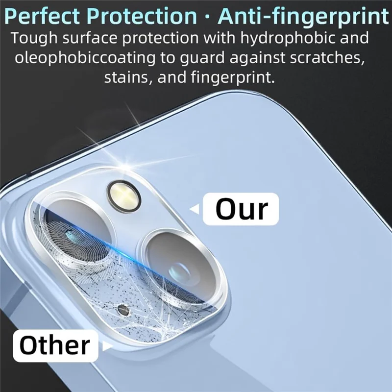 KALEBOL KLB-LPC001 Para iPhone 13 / 13 mini Protector de lente de cristal templado de una sola pieza