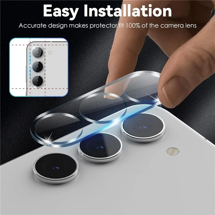 KALEBOL KLB-LPC001 Para Samsung Galaxy S23 Protector de Lente de una Pieza Película de Vidrio Templado Transparente