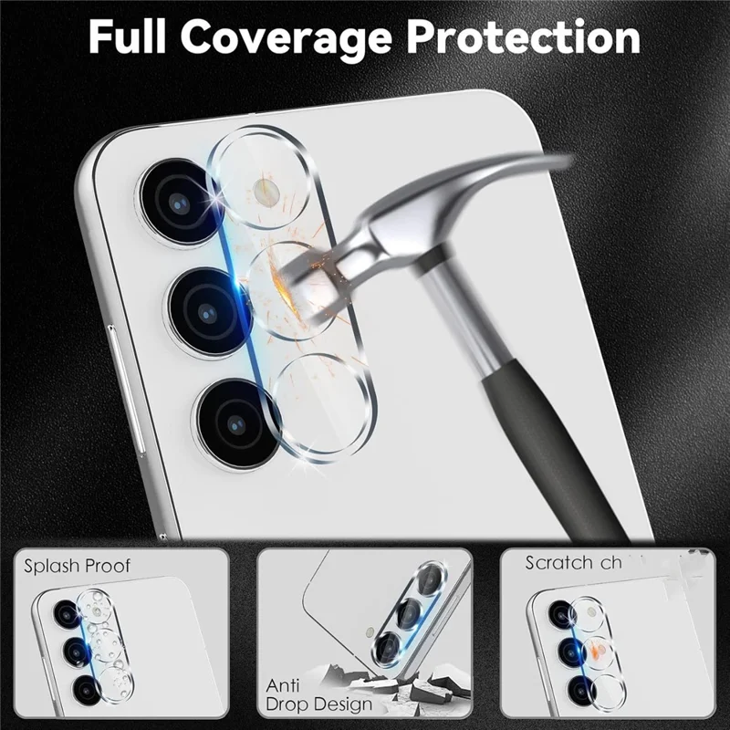KALEBOL KLB-LPC001 Para Samsung Galaxy S23+ Protector de Lente de Una Pieza Película de Vidrio Templado Transparente