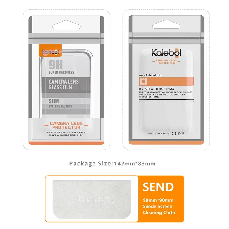 KALEBOL KLB-LPC003 Protecteur d'objectif de caméra pour Motorola Moto G84 5G Conception de bague en diamant en verre trempé - Argent