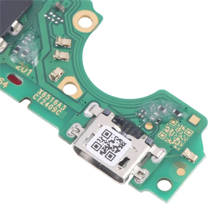 Per Infinix Smart 7 HD 4G X6516 Connettore di Dock Cavo Flessibile Porta di Ricarica Parte di Ricambio (Senza Logo)