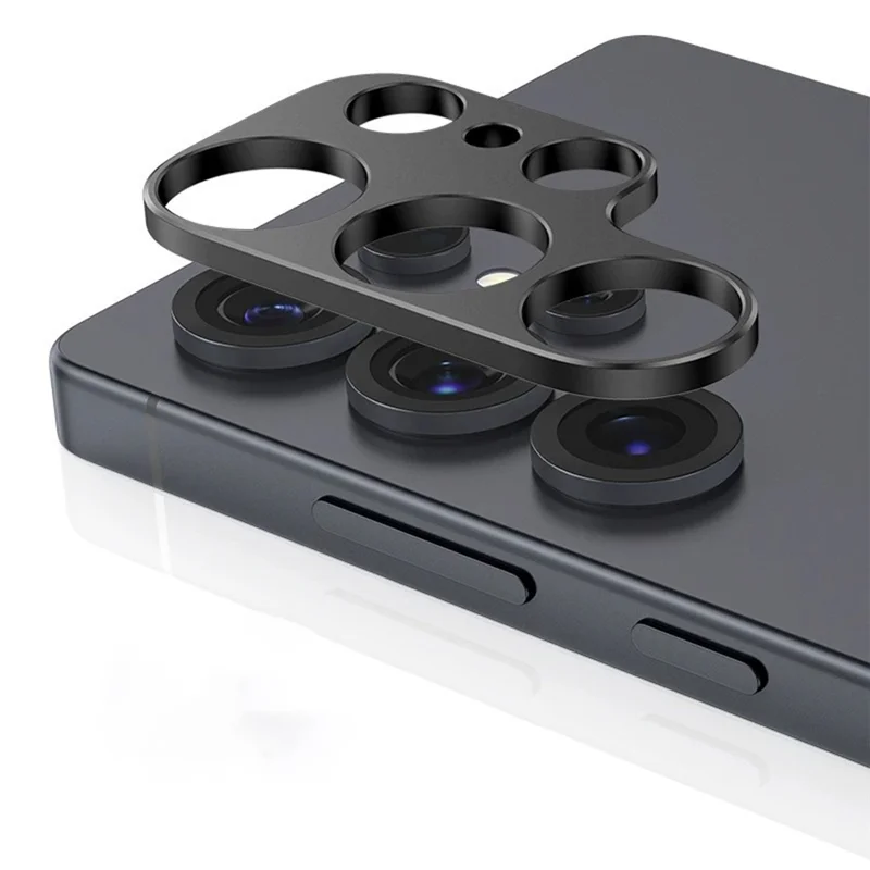 KALEBOL KLB-LPC005 For Samsung Galaxy S25 Ultra Hollow Lens Protector Aluminum Alloy Phone Camera Bezel Cover
