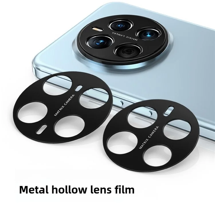 KALEBOL KLB-LPC005 For Honor Magic7 5G Hollow Lens Protector Aluminum Alloy Phone Camera Bezel Cover