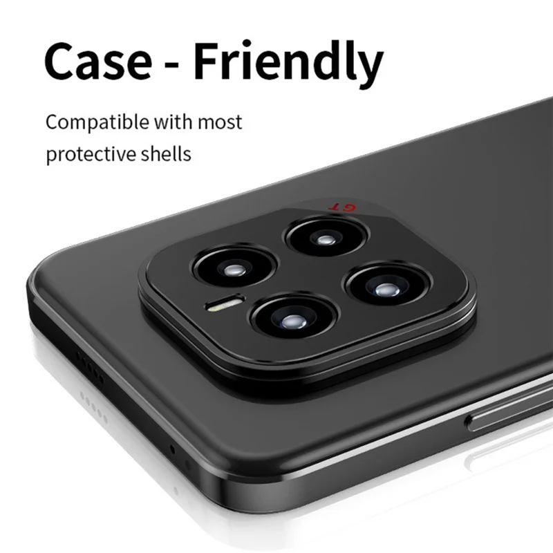 KALEBOL KLB-LPC005 For Honor GT Pro Hollow Lens Protector Aluminum Alloy Phone Camera Bezel Cover