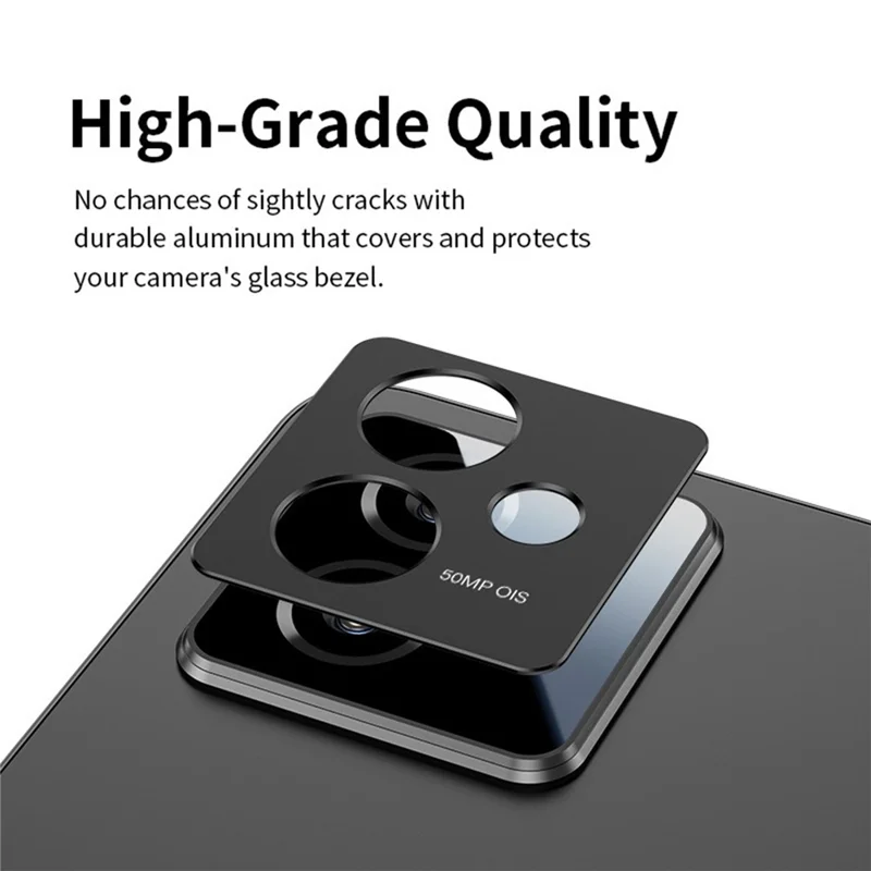 KALEBOL KLB-LPC005 For Honor X60 GT 5G Hollow Lens Protector Aluminum Alloy Phone Camera Bezel Cover