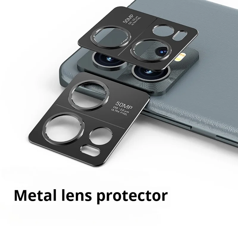 KALEBOL KLB-LPC005 Aluminium-Legierung Kamera-Schutzring für Motorola Edge 30 Fusion 5G mit Hohllinsen-Schutz