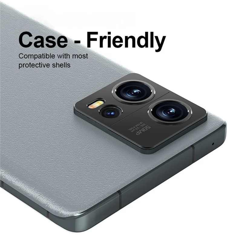 KALEBOL KLB-LPC005 Aluminium-Legierung Kamera-Schutzring für Motorola Edge 30 Fusion 5G mit Hohllinsen-Schutz