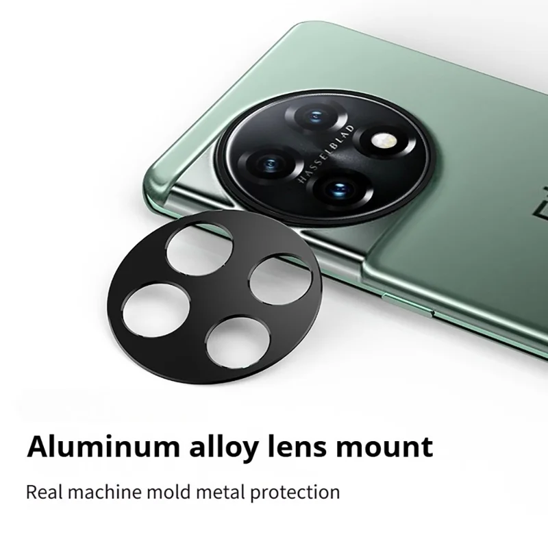KALEBOL KLB-LPC005 For OnePlus 11 5G Hollow Lens Protector Aluminum Alloy Phone Camera Bezel Cover