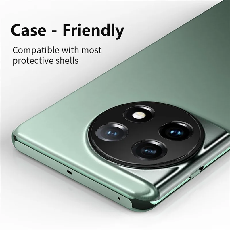 KALEBOL KLB-LPC005 For OnePlus 11 5G Hollow Lens Protector Aluminum Alloy Phone Camera Bezel Cover