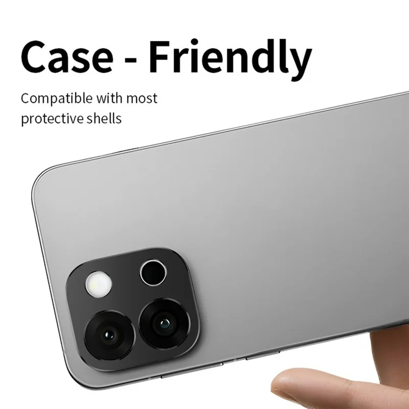 KALEBOL KLB-LPC005 For OnePlus 13T 5G Hollow Lens Protector Aluminum Alloy Phone Camera Bezel Cover