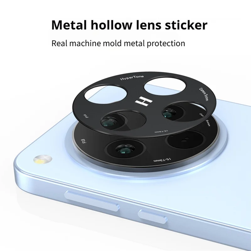 KALEBOL KLB-LPC005 For Oppo Find X8 5G Hollow Lens Protector Aluminum Alloy Phone Camera Bezel Cover