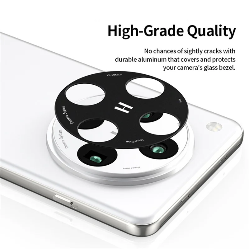 KALEBOL KLB-LPC005 For Oppo Find X8 5G Hollow Lens Protector Aluminum Alloy Phone Camera Bezel Cover