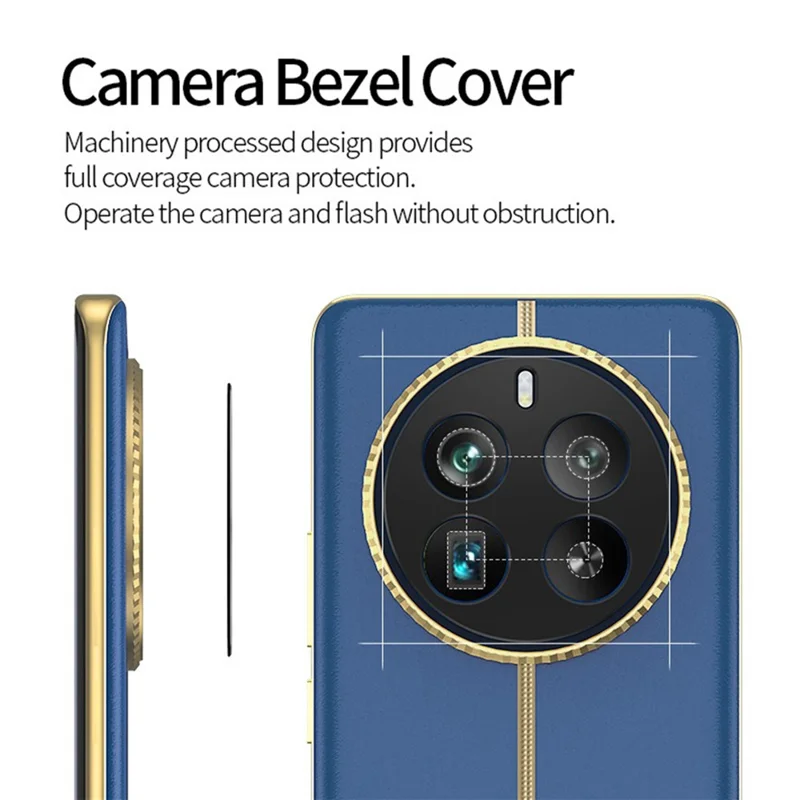 KALEBOL KLB-LPC005 For Realme 12 Pro+ 5G Hollow Lens Protector Aluminum Alloy Phone Camera Bezel Cover