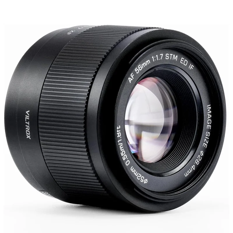 VILTROX APS-C Objectif pour Fujifilm X-T5 X-T4 X-T30 II X-S10 X-T200 X-T30 X-H1 X-H2 X-T3 X-T100 56mm F1.7 FX STM Objectif à Mise au Point Automatique