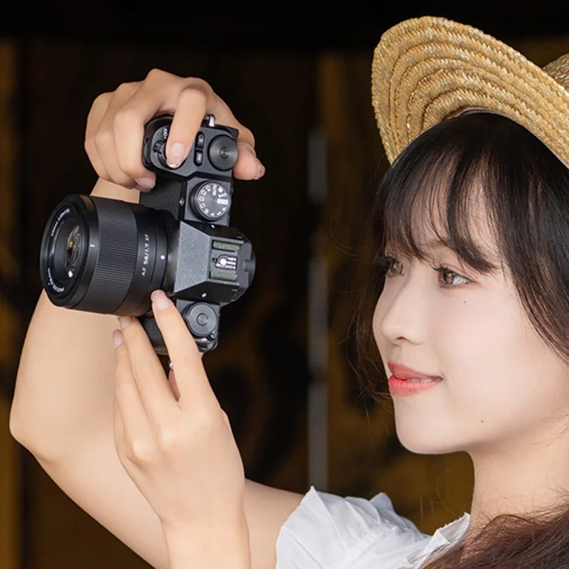 VILTROX APS-C Objectif pour Fujifilm X-T5 X-T4 X-T30 II X-S10 X-T200 X-T30 X-H1 X-H2 X-T3 X-T100 56mm F1.7 FX STM Objectif à Mise au Point Automatique