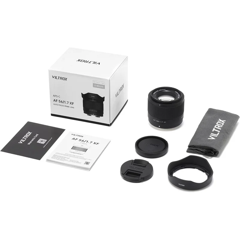 VILTROX APS-C Objectif pour Fujifilm X-T5 X-T4 X-T30 II X-S10 X-T200 X-T30 X-H1 X-H2 X-T3 X-T100 56mm F1.7 FX STM Objectif à Mise au Point Automatique