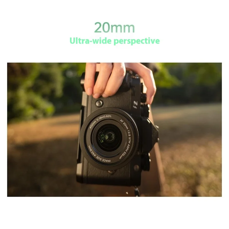VILTROX 20mm F2.8 Z STM Lente para Montagem Nikon Z Z8 Z9 Z6 Z7 II Z5 Lente Fixa de Ângulo Amplo para Câmera Full Frame