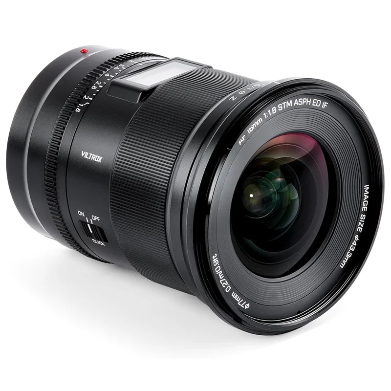VILTROX AF 16mm F1.8 Z Lente Grande Angular para Montagem Nikon Z Z7 Z7ii Z8 Z8ii Z9 Zf Z30 Z50 Zfc Câmera com Tela LCD