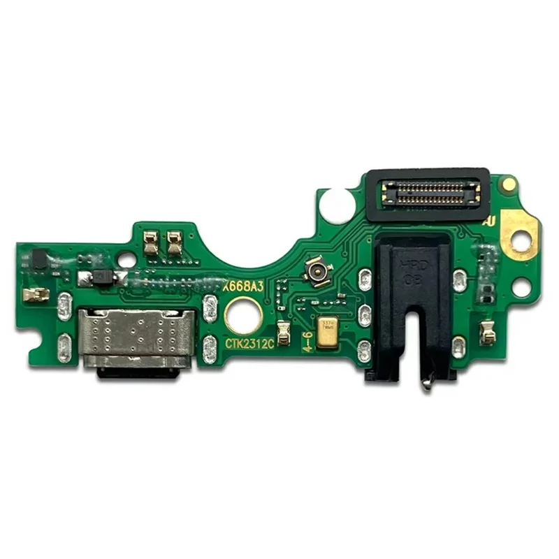 Para Infinix Hot 12 Pro 4G X668 Conector de Dock Cabo Flexível da Porta de Carregamento Peça de Reposição (Sem Logotipo)