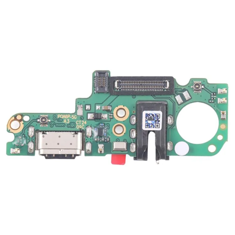 Conector de conexión para TECNO Pova 6 Pro 5G LI9 Cable flexible de puerto de carga Pieza de reparación (Sin logotipo)
