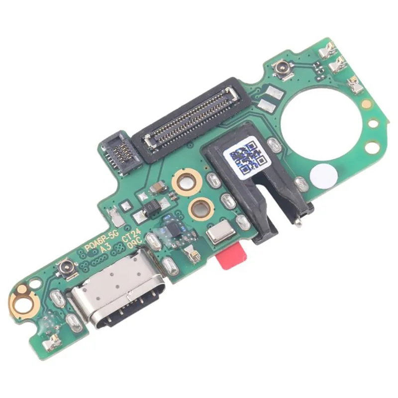 Conector de conexión para TECNO Pova 6 Pro 5G LI9 Cable flexible de puerto de carga Pieza de reparación (Sin logotipo)