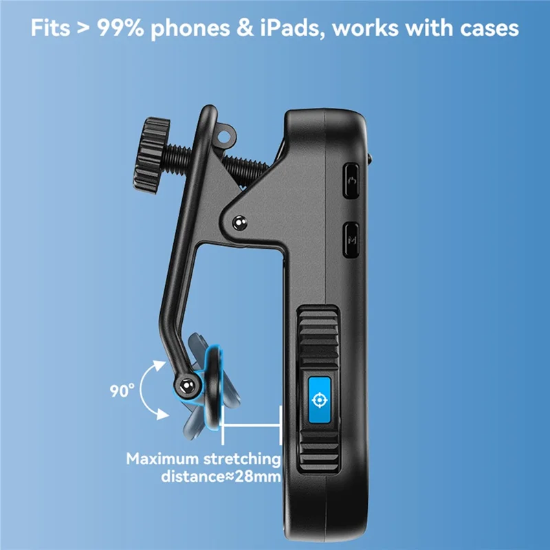 APEXEL APL-MS3L telefonmikroskop med LED-lys, 40X 80X 120X zoom lommemikroskop kamera-tilbehør