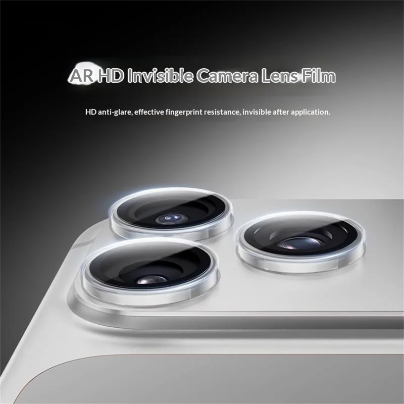 YESIDO WB61 For iPhone 17 Pro / 17 Pro Max Camera Lens Protector AF AR PC Frame CSG High-aluminum Glass Lens Film