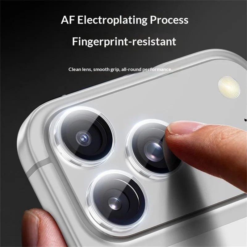 YESIDO WB61 For iPhone 17 Pro / 17 Pro Max Camera Lens Protector AF AR PC Frame CSG High-aluminum Glass Lens Film