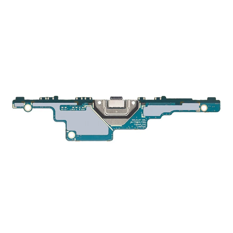 قطعة غيار كابل مرن لمنفذ الشحن الأصلي لهاتف سامسونج جالكسي تاب إس7 فاي تي730 تي733 (واي فاي) (بدون شعار)