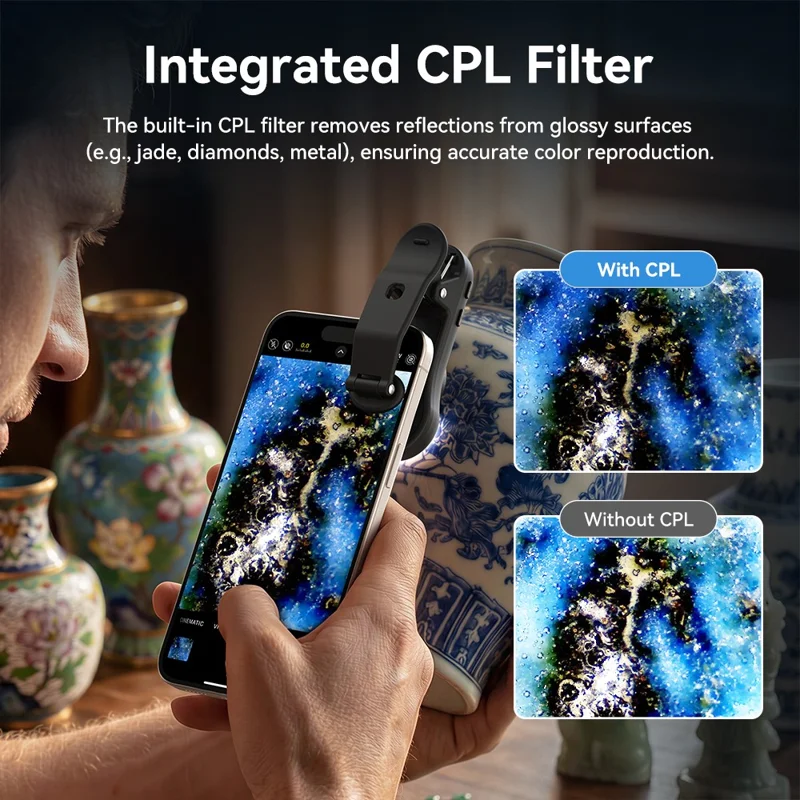 APEXEL MSL200X 200X микроскоп для смартфона с креплением-клипсой, лупа, светодиодная подсветка, УФ-свет, внешний объектив для телефона, для обучения и науки — черный