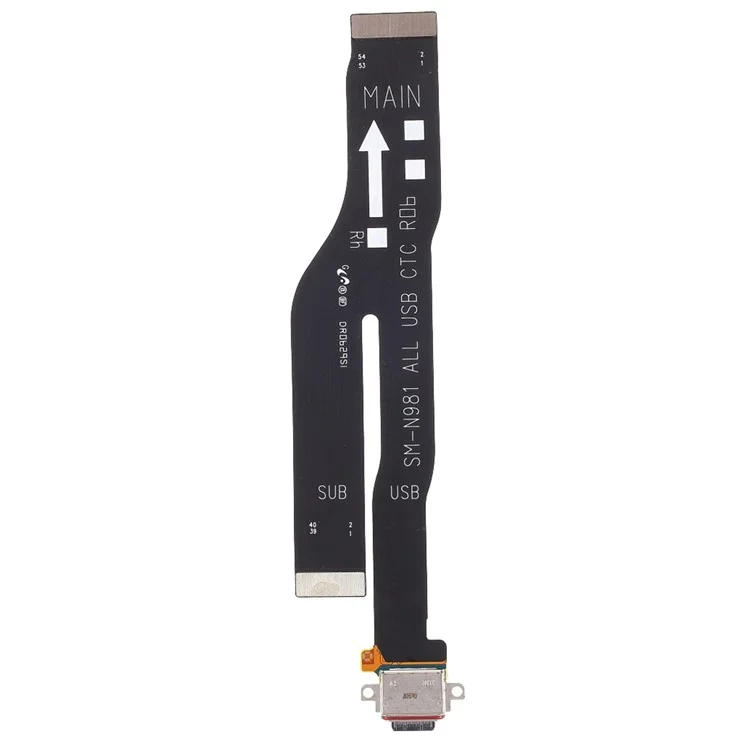 Per Samsung Galaxy Note20 4G N980 / Note20 5G N981 Cavo Flex della porta di ricarica Parte di ricambio (senza logo)