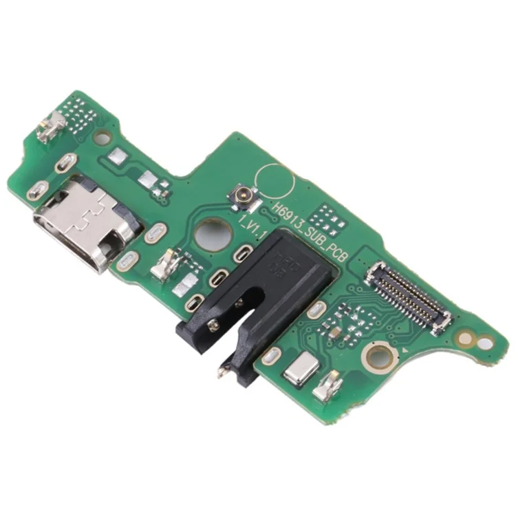 Para Tecno Spark 8T (2021) KG6p Dock Connector Charging Port Flex Cable Replacement Part (sin logotipo)