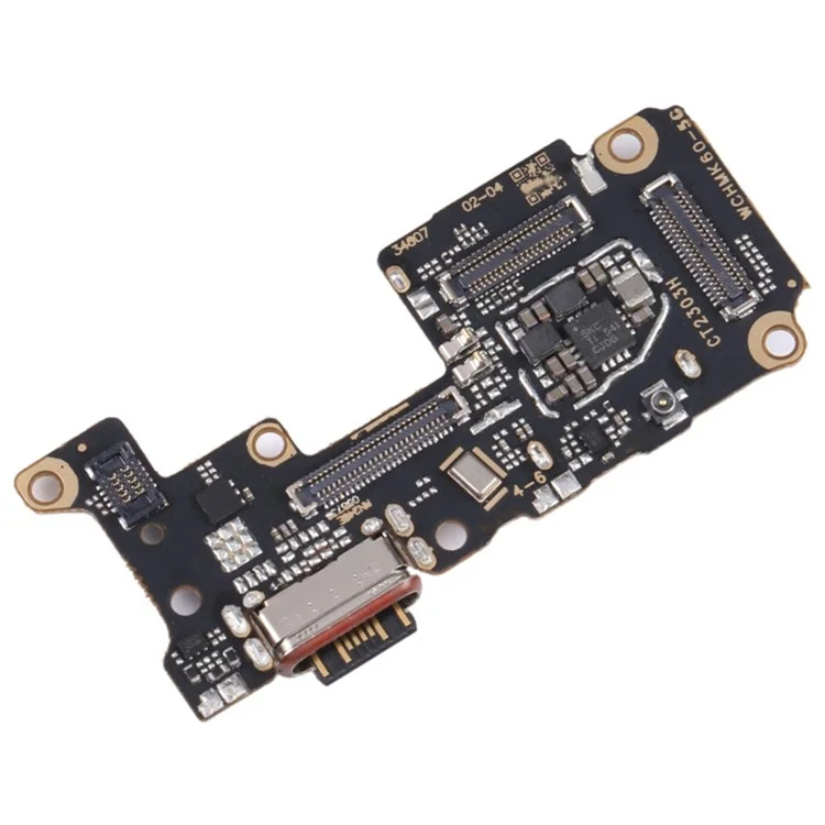 For Xiaomi Redmi K60 5G Dock Connector Charging Port Flex Cable Replacement Part (without Logo)