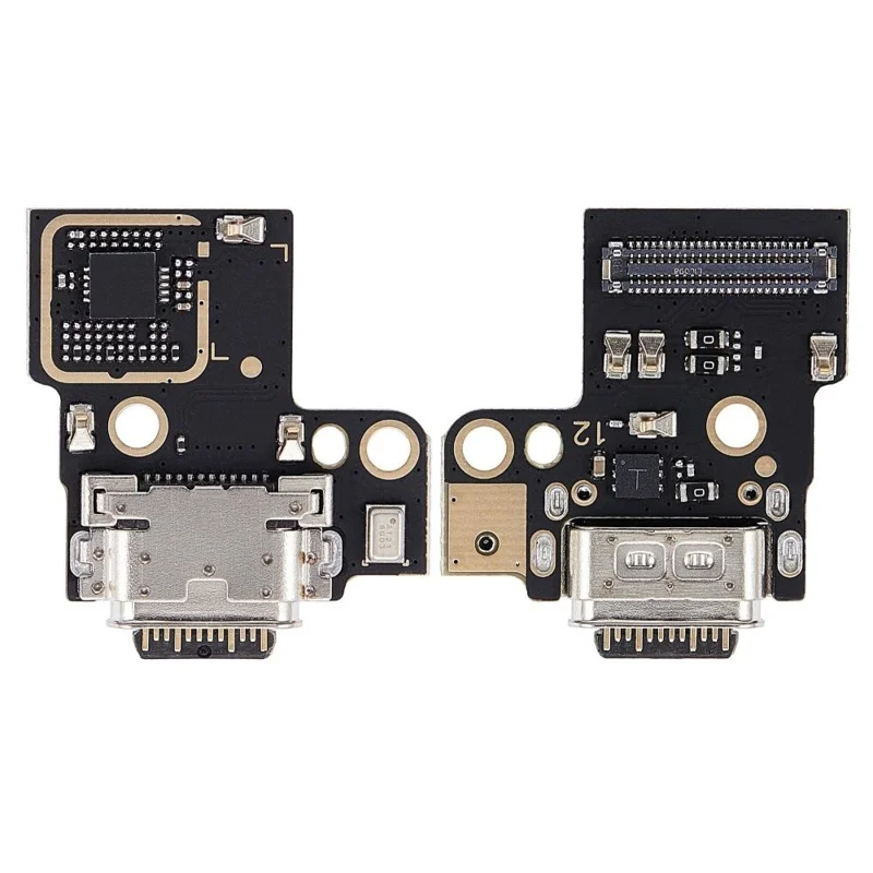 Pour Motorola Moto G200 5G, câble de remplacement de port de connexion de chargement Dock (sans logo)