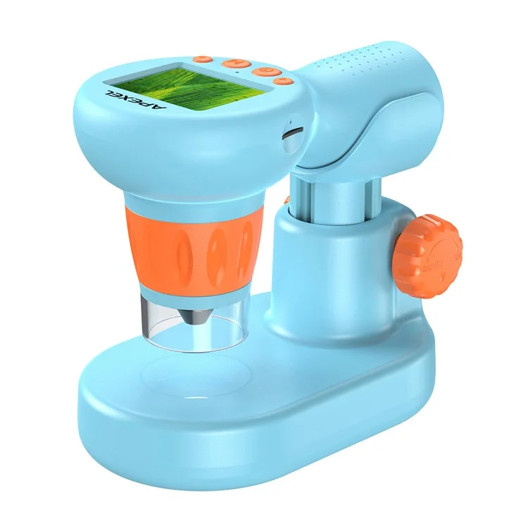 APEXEL APL-MS201 800x Vergrößerung 2-Zoll-Biologisches HD-Mikroskop für Kinder