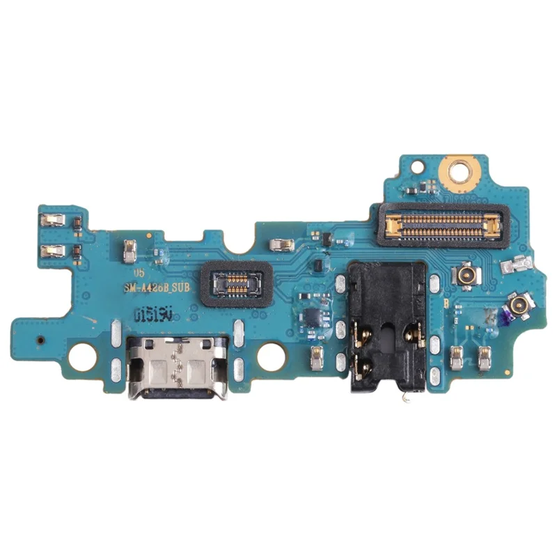 För Samsung Galaxy A42 5G A426 OEM Dock-kontakt Laddningsport Flexkabel Ersättning (utan logotyp)