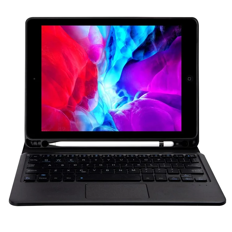 T102B-A Bluetooth-compatible Keyboard with Case for iPad 10.2 (2021) / (2020) / (2019) / iPad Air 10.5 inch (2019) - Black