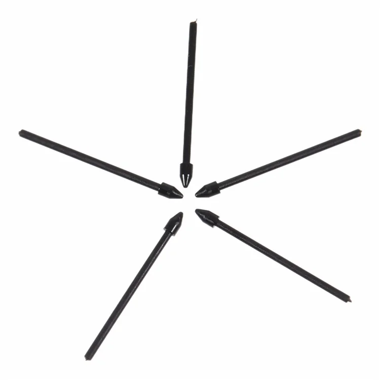 5Pcs Touch Stylus Tips with Clip (Without Logo) for Samsung Galaxy Note10 N970 N971 / Note10 Lite 4G N770 / Note 10 Plus 4G N975 5G N976 -  Black