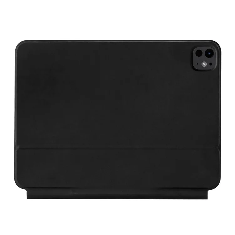 X7 For iPad Pro 11 (2024) M4 Magnetic Suspension Bluetooth-compatible Keyboard Leather Case with Backlight - Black